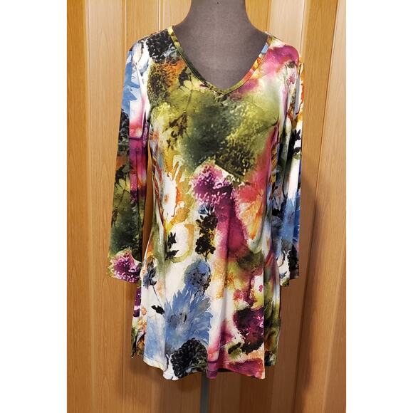 Attitudes by Renée size small  3/4 sleeve blouse - Picture 1 of 5